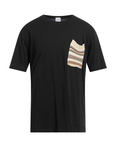 Stilosophy Man T-shirt Black Size Xl Cotton