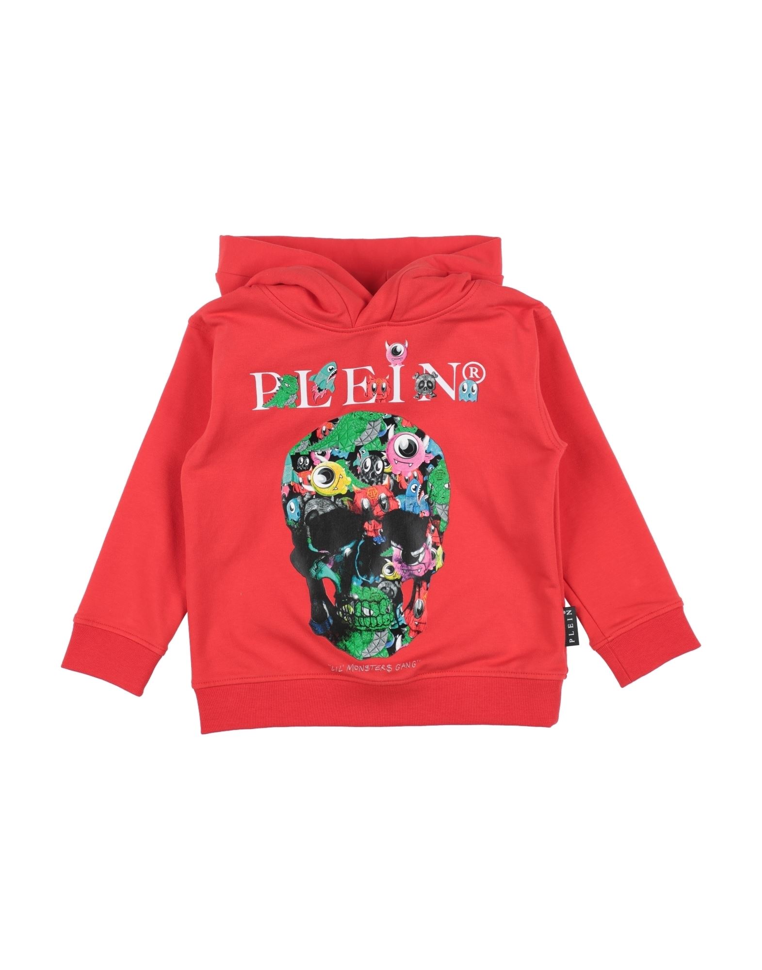 Shop Philipp Plein Toddler Boy Sweatshirt Red Size 6 Cotton, Elastane