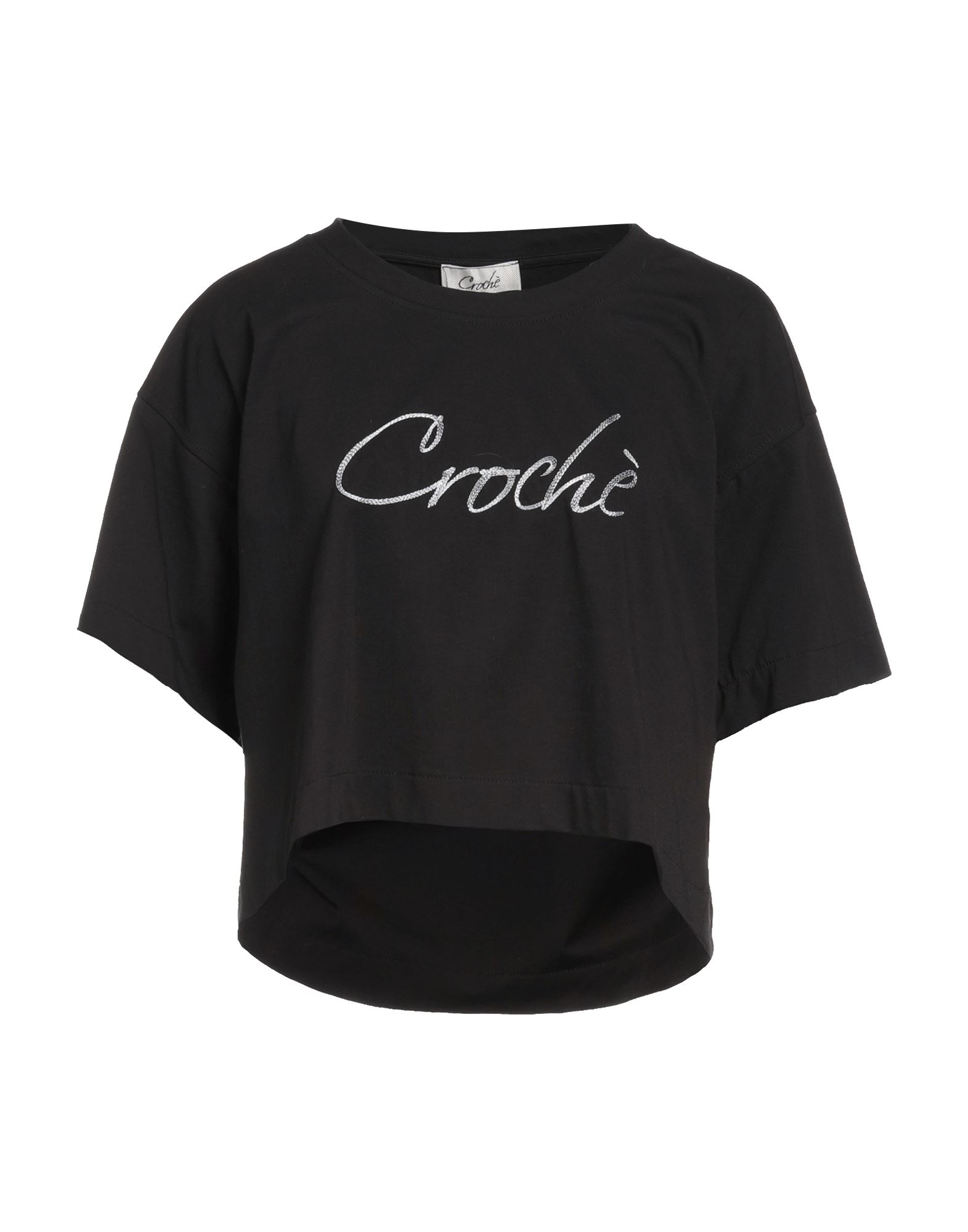 Croche T-shirts In Black