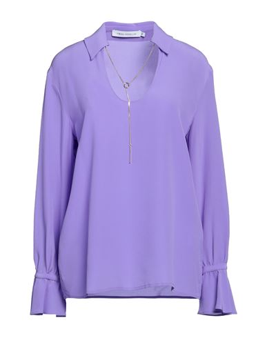 Simona Corsellini Woman Blouse Purple Size 8 Silk