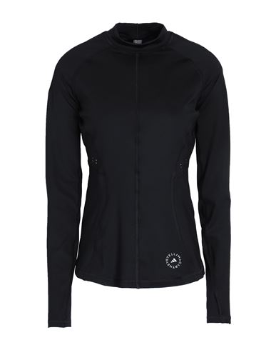 Adidas By Stella Mccartney Asmc Tpr Ls Woman T-shirt Black Size Xs Recycled Polyester, Elastane