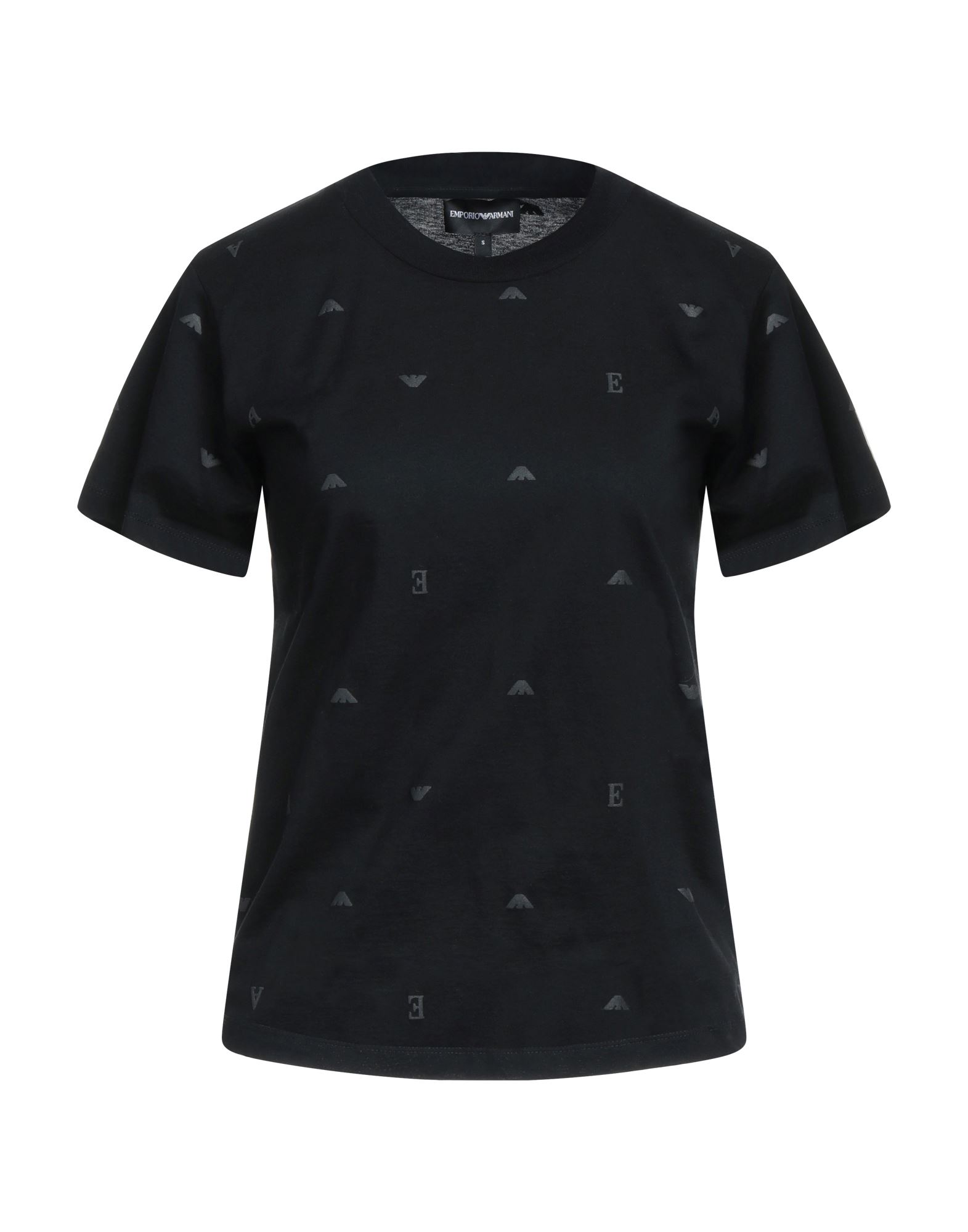 Emporio Armani T-shirts In Black