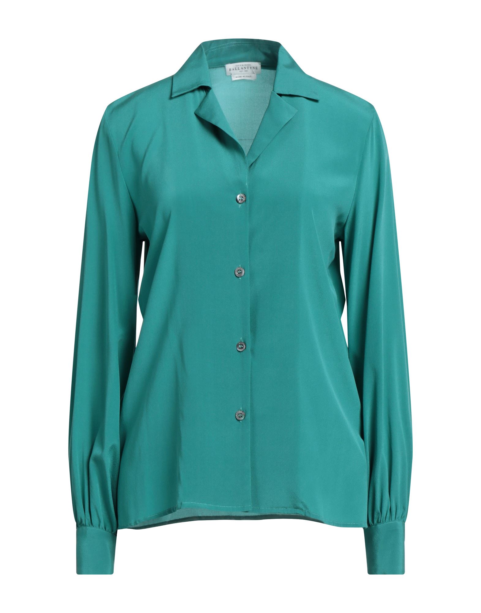 Ballantyne Shirts In Emerald Green