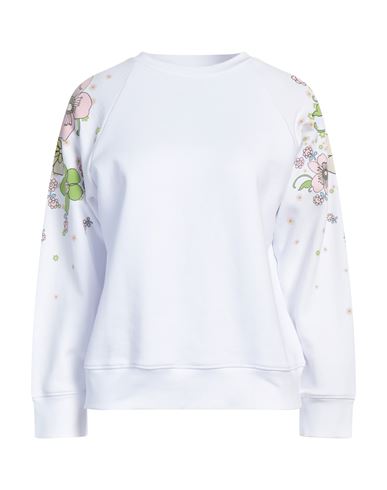 Shop Vivetta Woman Sweatshirt White Size 4 Cotton, Elastane