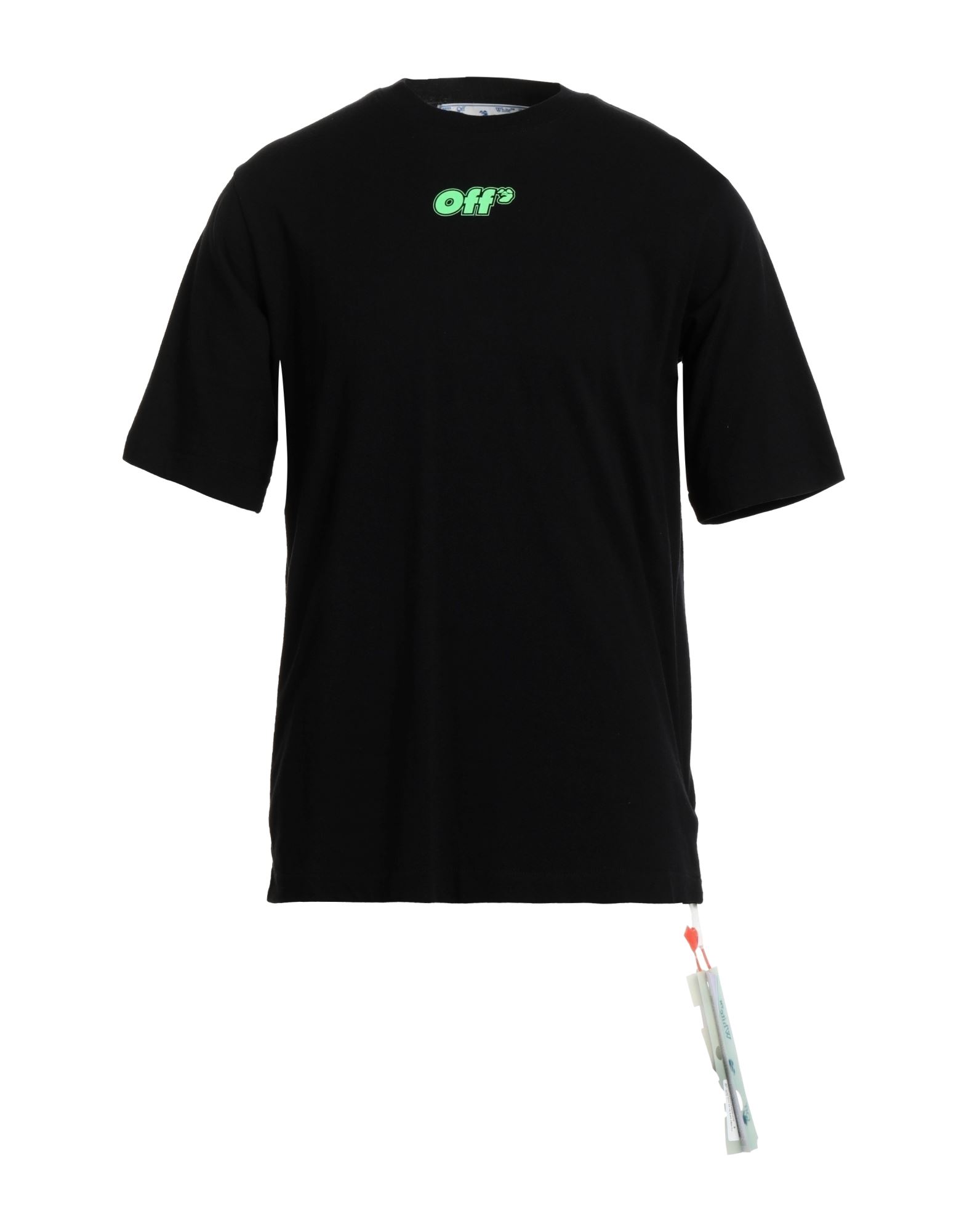 Off-white Man T-shirt Black Size M Cotton