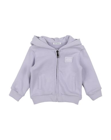Dolce & Gabbana Newborn Boy Sweatshirt Lilac Size 3 Cotton, Elastane In Gray