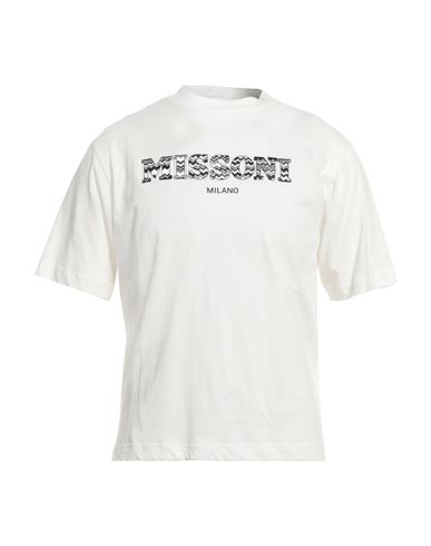 Missoni Man T-shirt White Size L Cotton