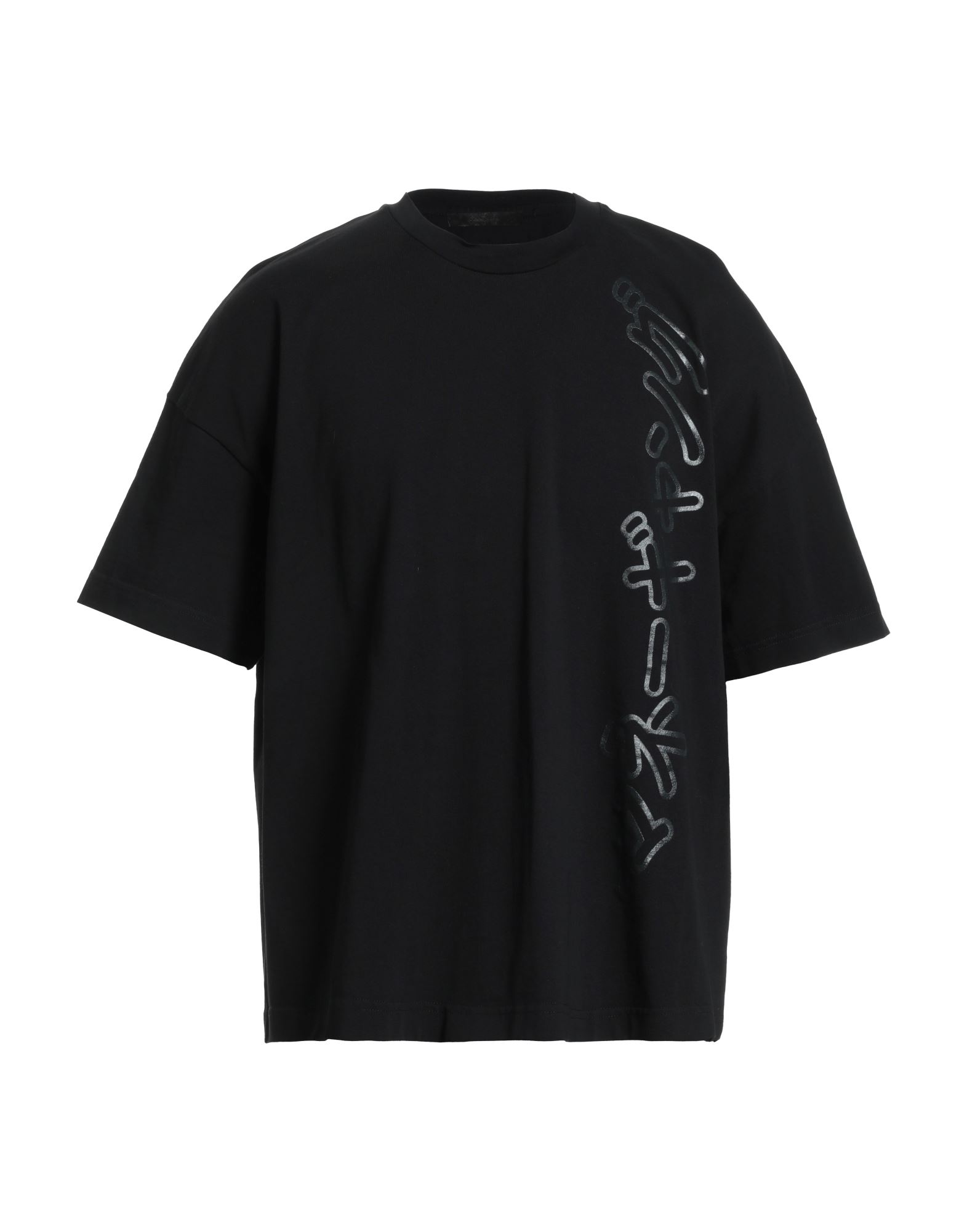 Shop Tatras Man T-shirt Black Size 5 Cotton