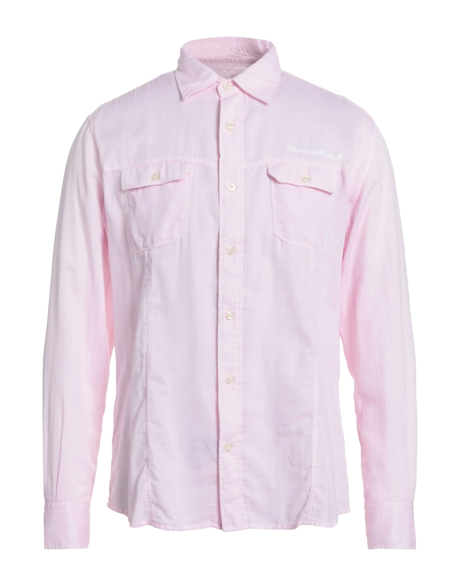 Harmont & Blaine Man Shirt Pink Size M Cotton