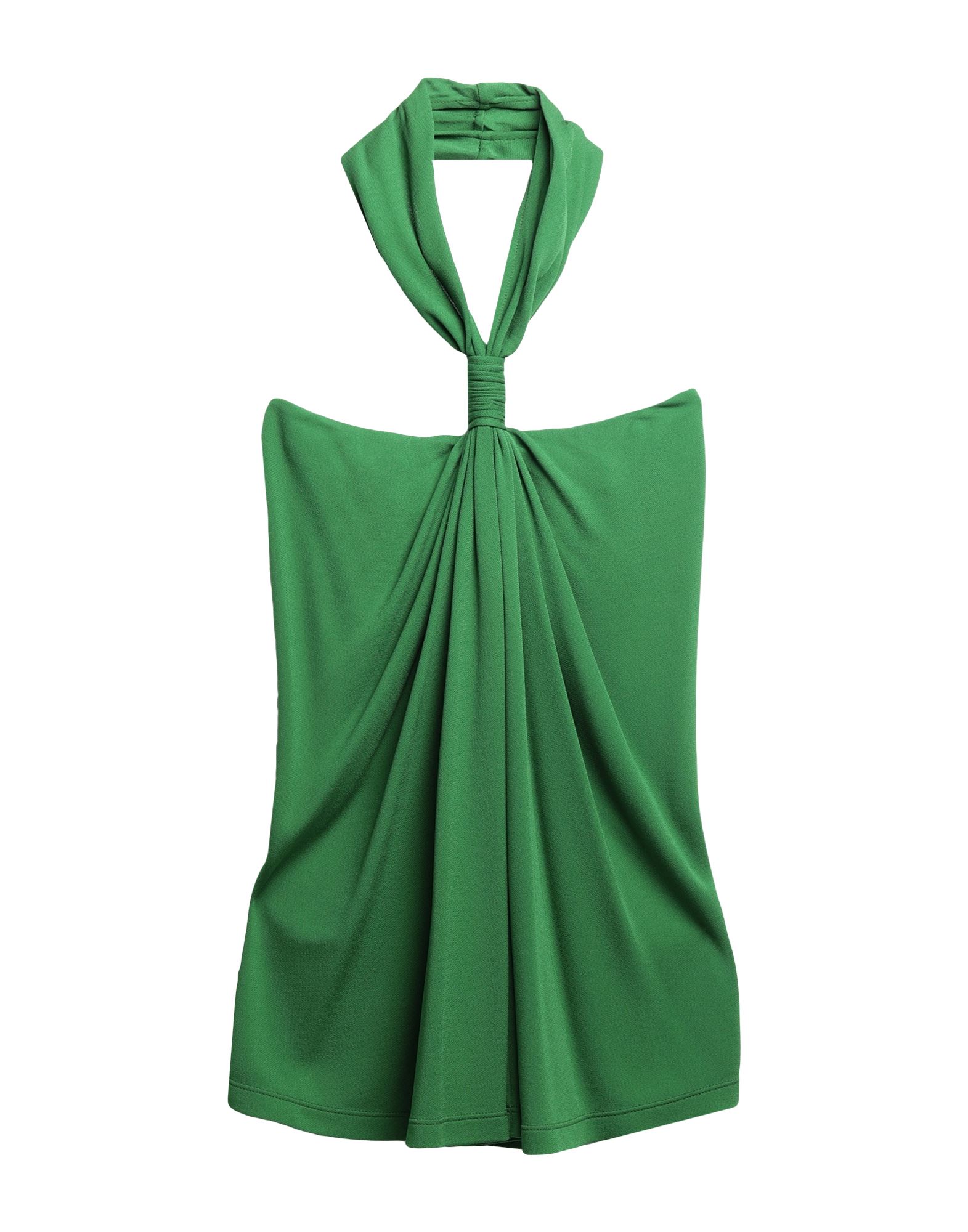 Shop Loewe Woman Top Green Size 6 Viscose