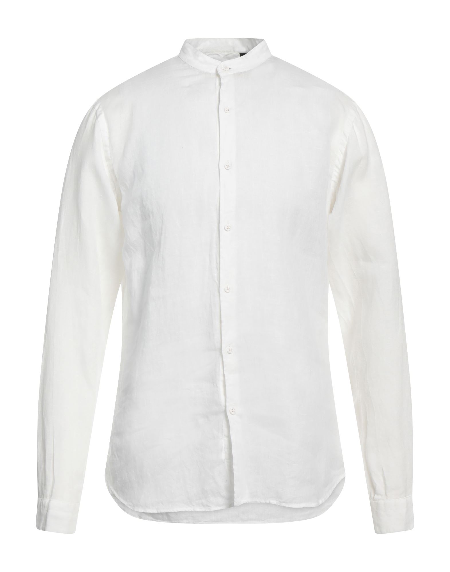 Costumein Texan Shirt In Linen In White