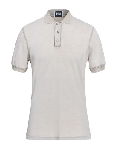 Alpha Studio Man Polo Shirt Beige Size 38 Cotton