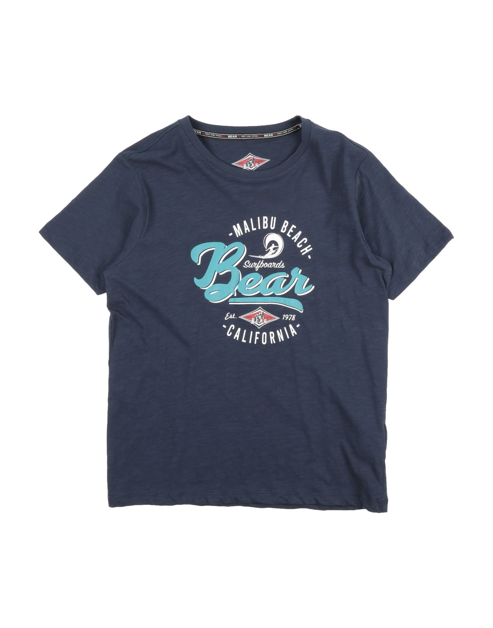 Bear Kids'  T-shirts In Midnight Blue