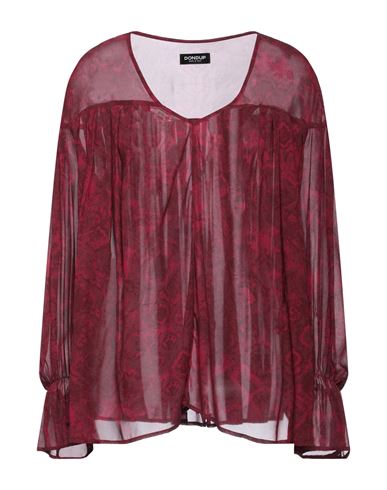 DONDUP DONDUP WOMAN TOP GARNET SIZE 10 VISCOSE 