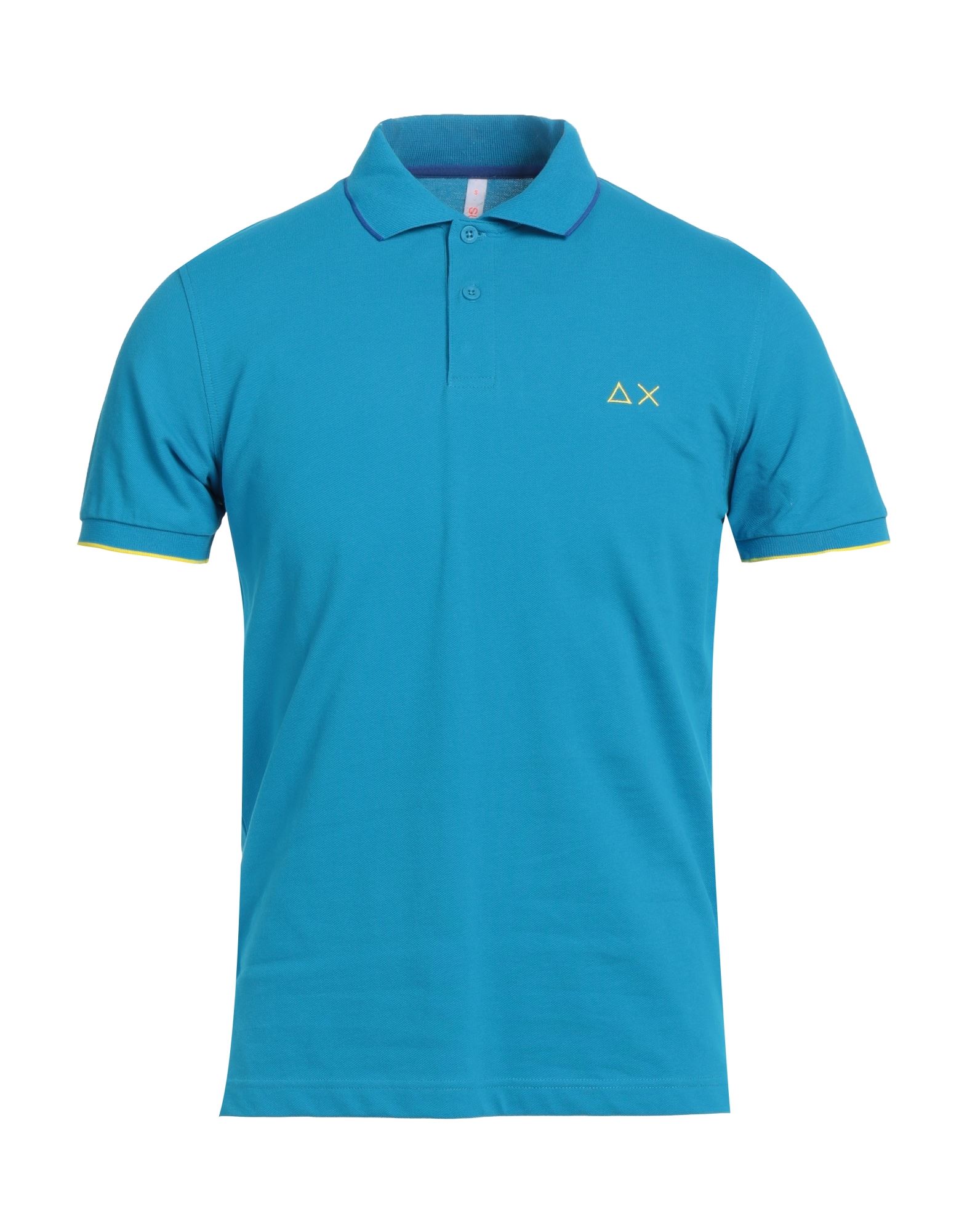 Sun 68 Polo Shirts In Blue