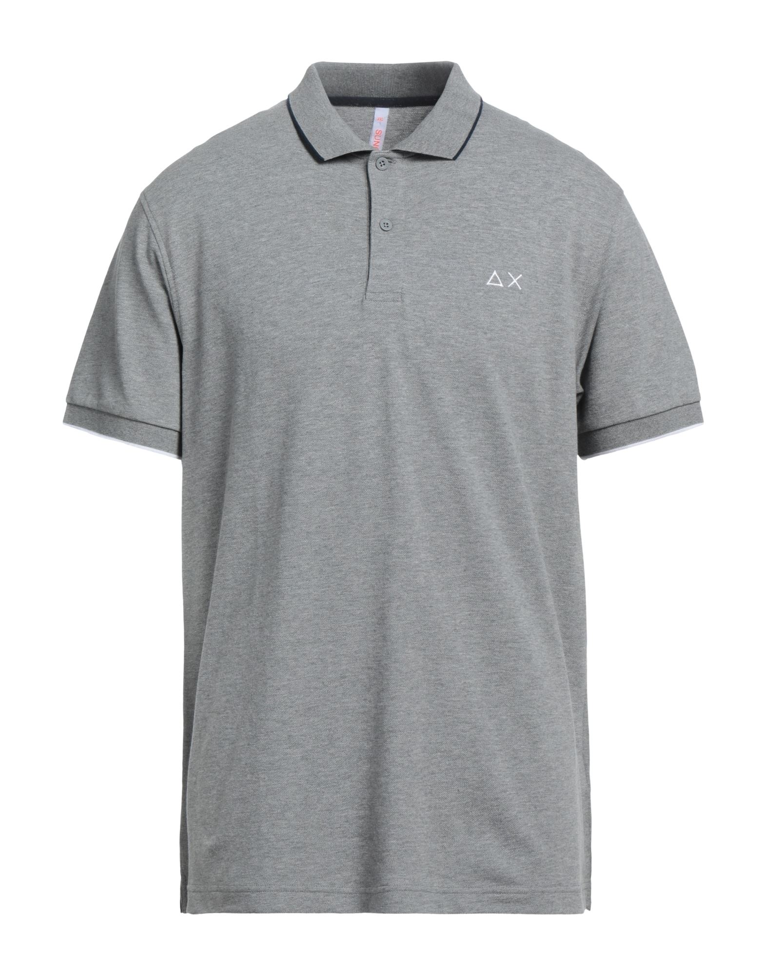 Sun 68 Polo Shirts In Grey