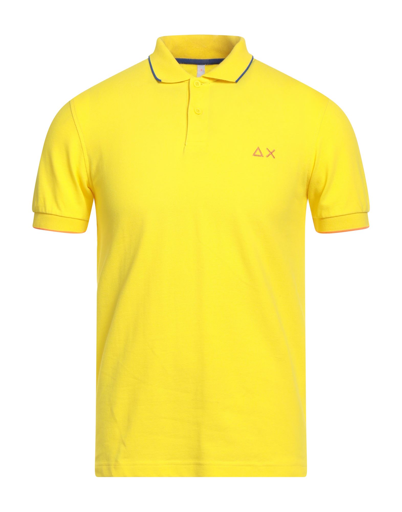 Sun 68 Polo Shirts In Yellow