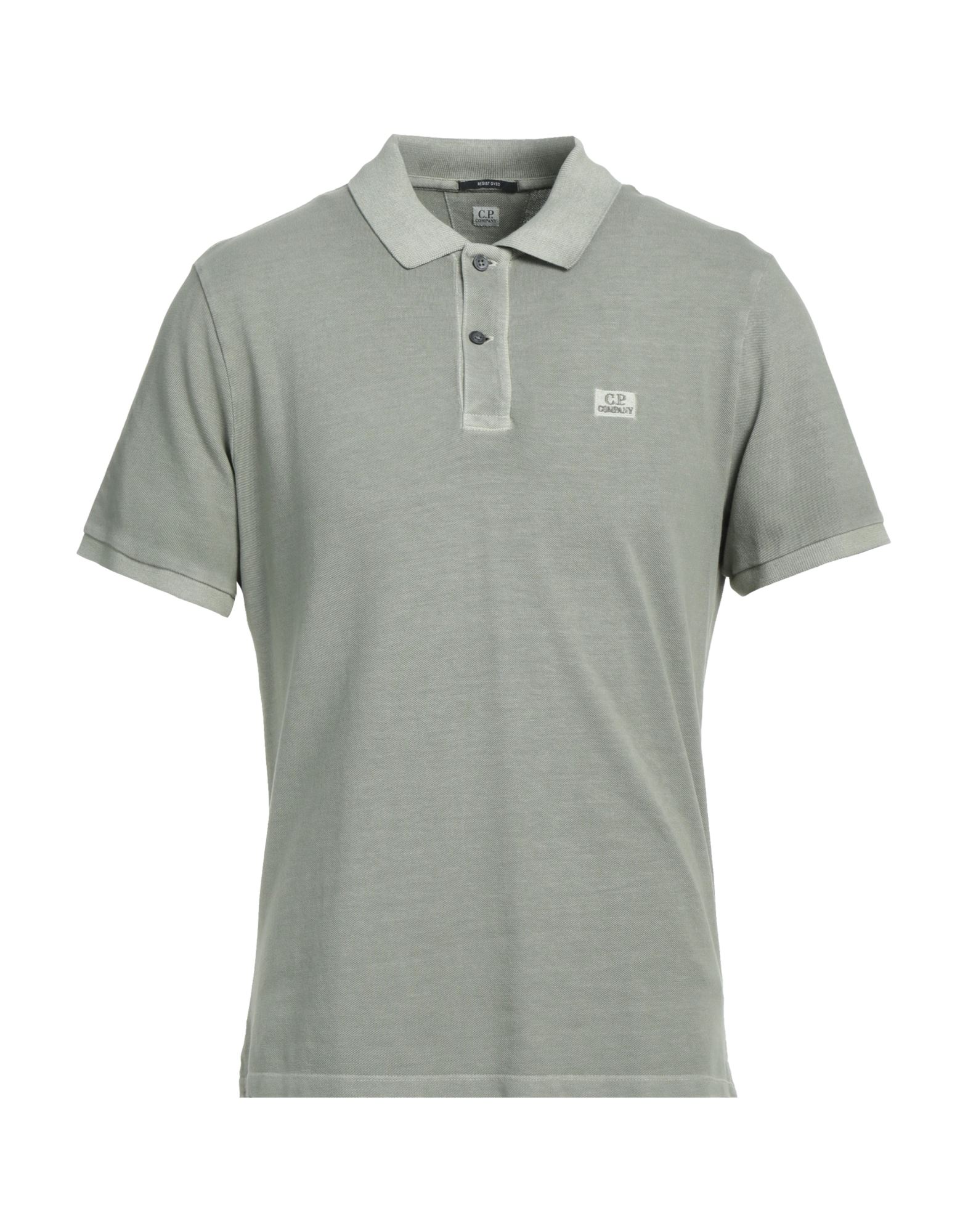 C.p. Company Polo Shirts In Sage Green