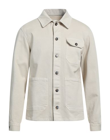 Cruna Man Shirt Cream Size 36 Cotton, Elastane In White