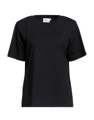 Gestuz Woman T-shirt Black Size M Organic Cotton