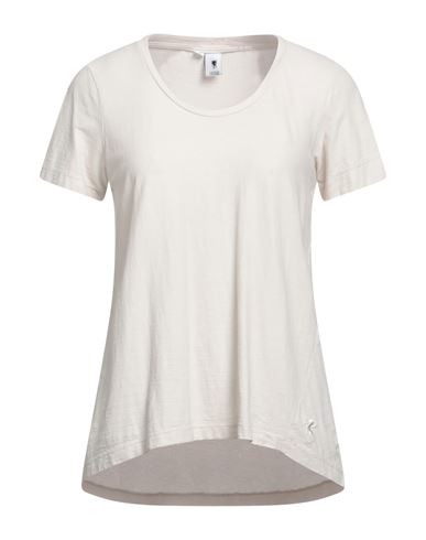 European Culture Woman T-shirt Beige Size M Cotton