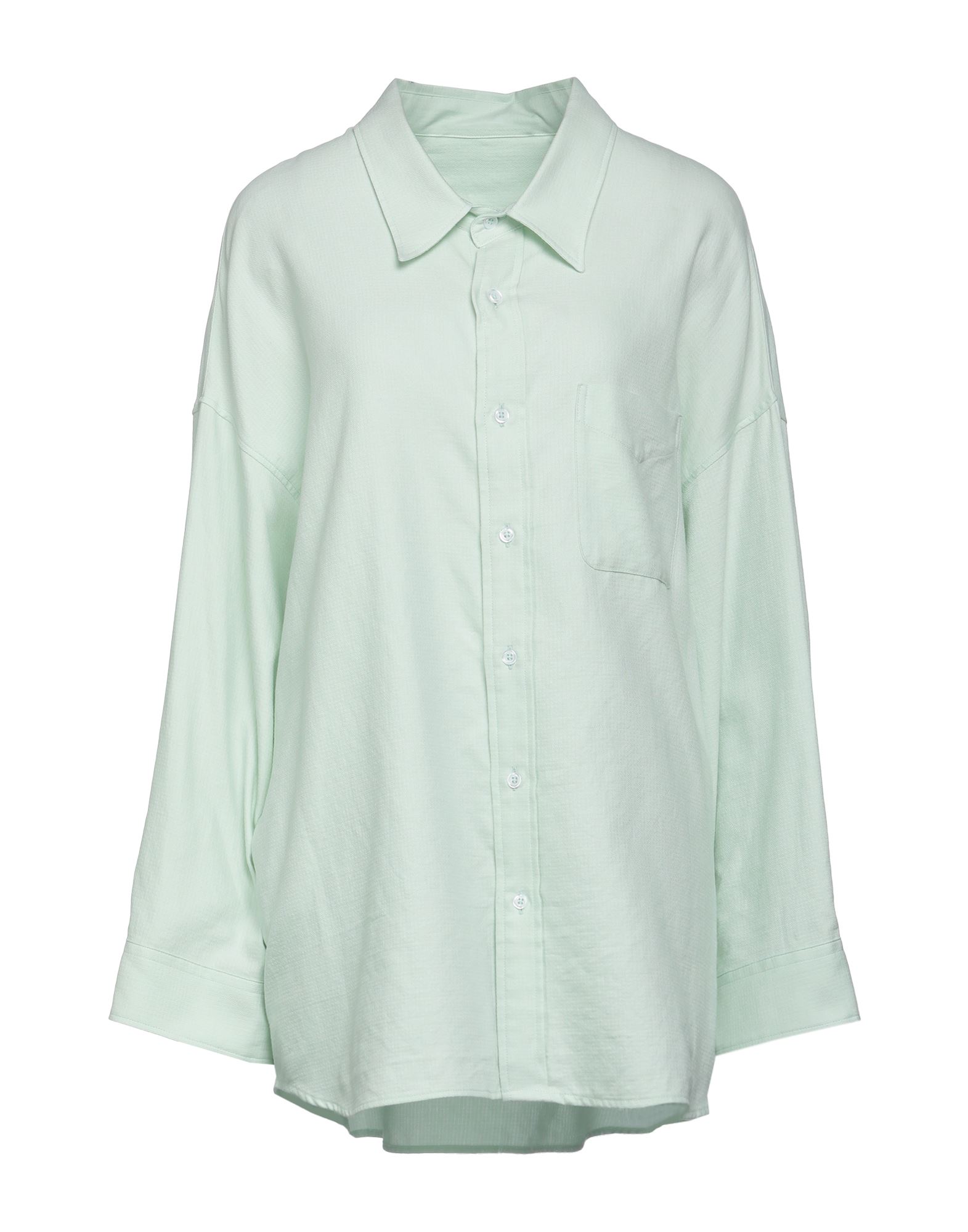 Nine:inthe:morning Nine In The Morning Woman Shirt Light Green Size S Cotton