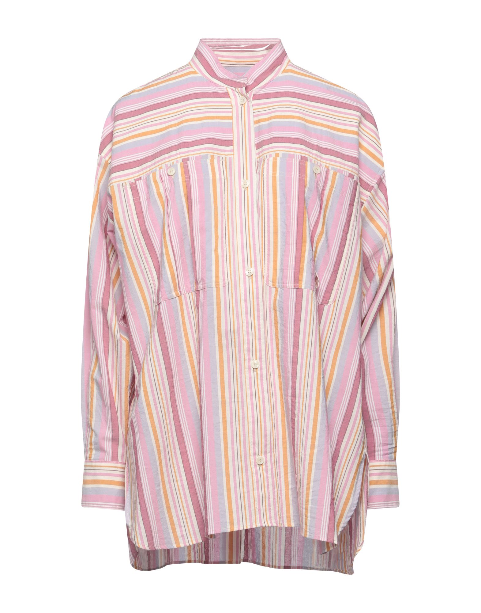 Shop Isabel Marant Woman Shirt Pink Size 4 Cotton