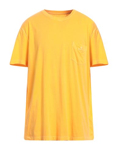 Shop Gant Man T-shirt Orange Size Xxl Cotton