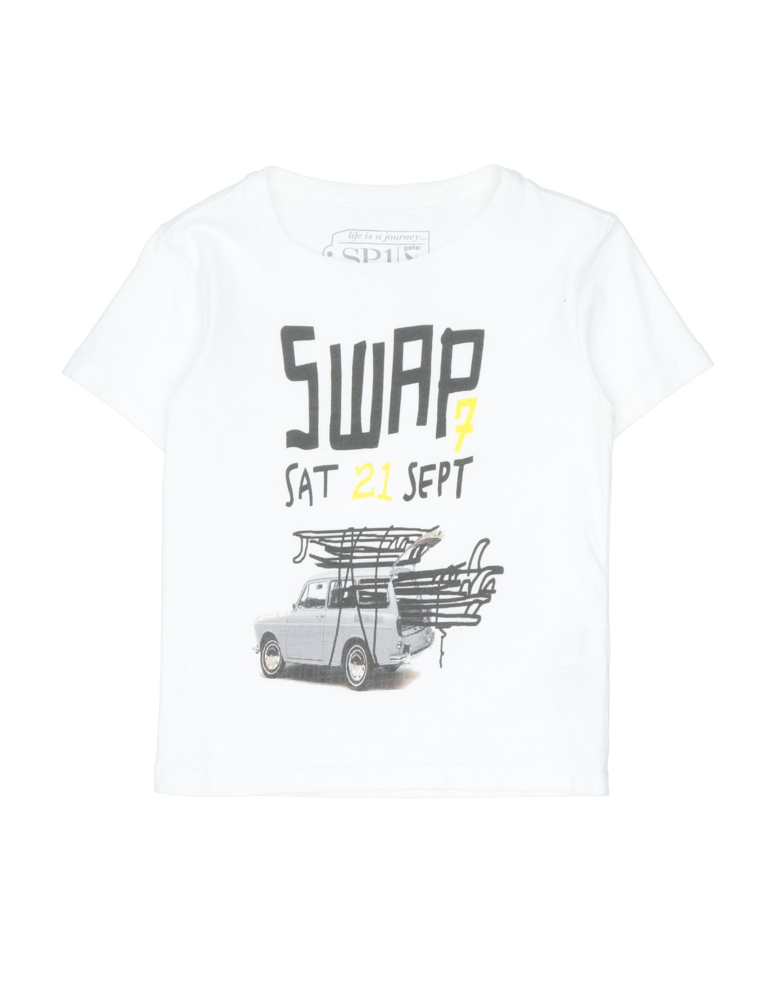 Sp1 Kids'  T-shirts In White