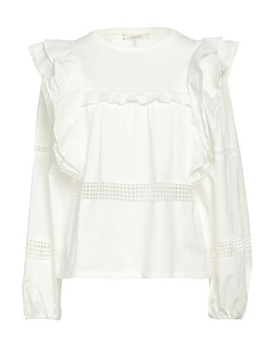 Dorothee Schumacher Woman T-shirt White Size 4 Cotton, Elastane
