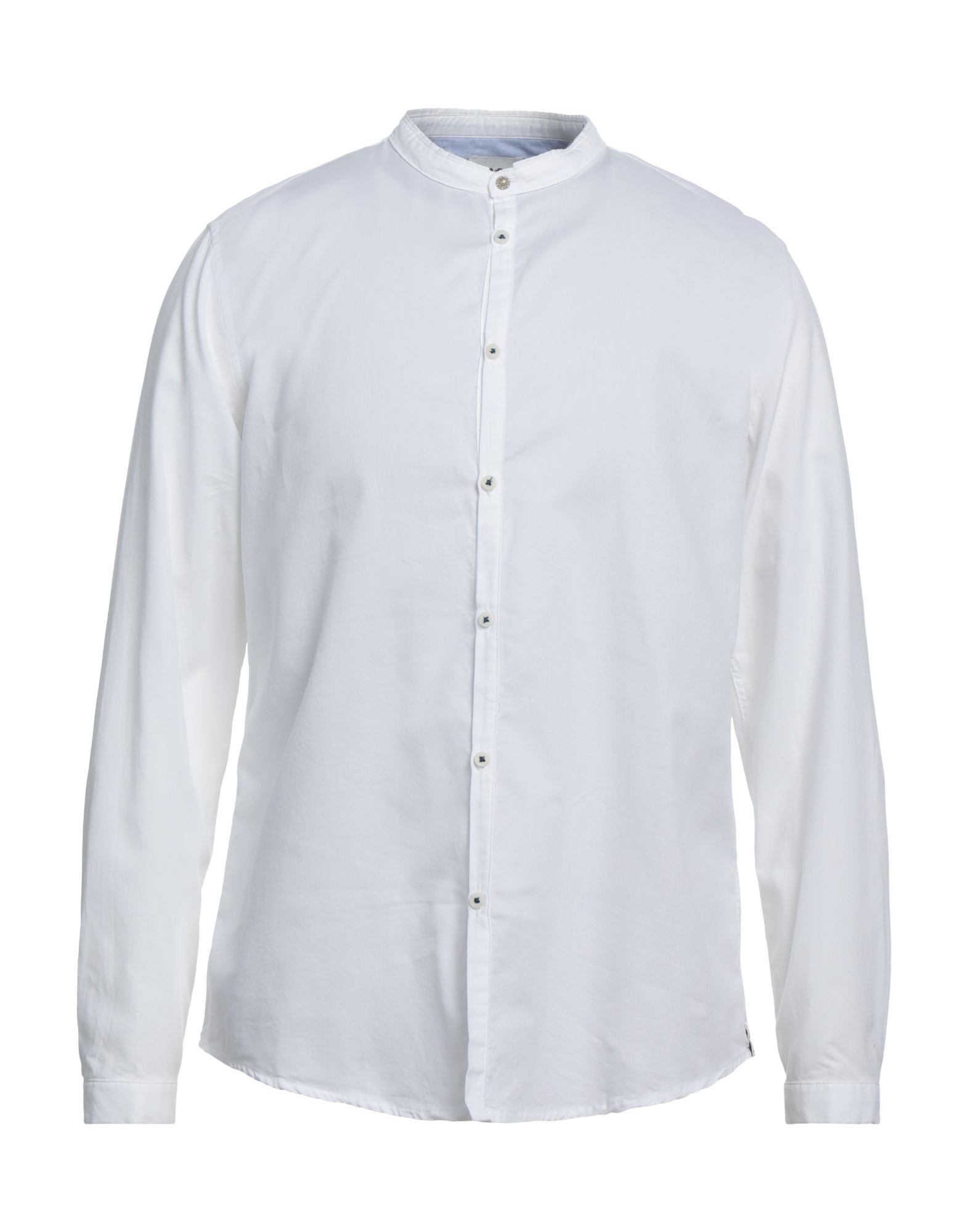 Shop Berna Man Shirt White Size Xxl Cotton, Polyester
