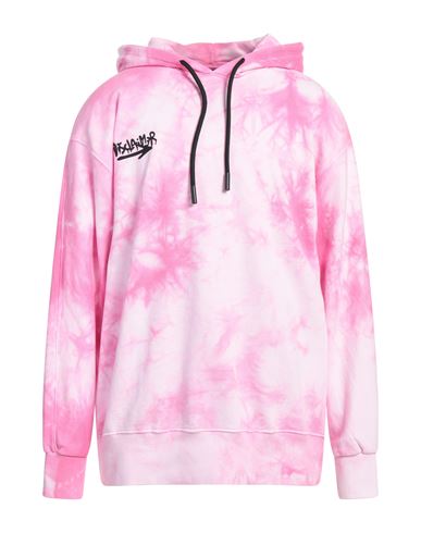 Disclaimer Man Sweatshirt Fuchsia Size Xl Cotton In Pink