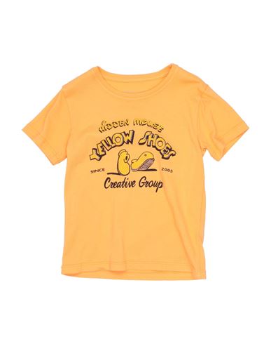 Sp1 Babies'  Toddler Boy T-shirt Apricot Size 4 Cotton, Elastane In Orange