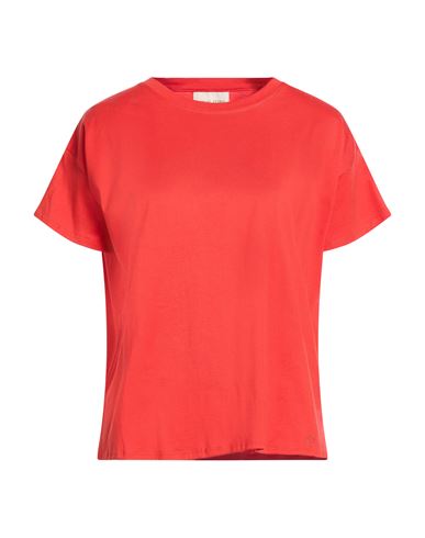 Loulou Studio Woman T-shirt Red Size S Pima Cotton