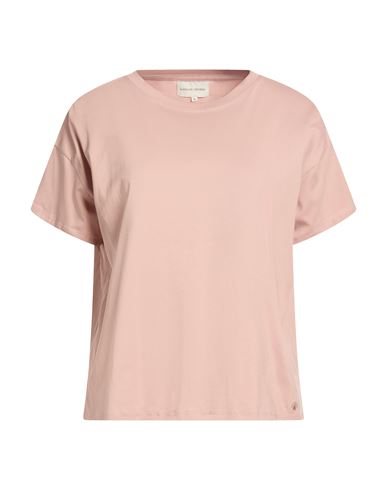 Loulou Studio Woman T-shirt Antique Rose Size M Pima Cotton In Pink