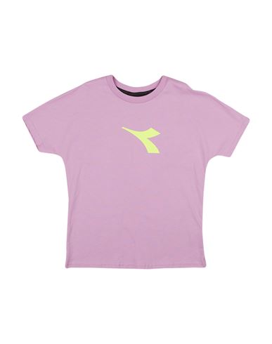 Diadora Babies'  Toddler Girl T-shirt Lilac Size 6 Cotton In Purple