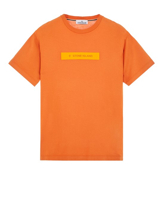 STONE ISLAND 2NS82 'MICRO GRAPHICS TWO' PRINT 短袖 T 恤 男士 焦茶色
