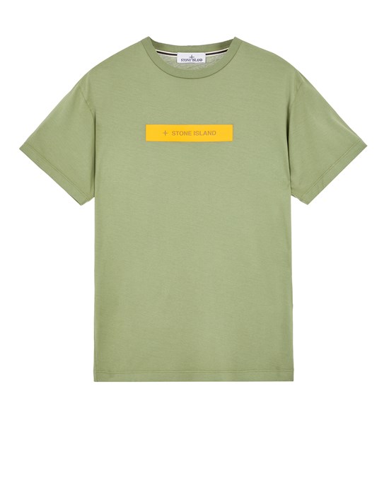  STONE ISLAND 2NS82 'MICRO GRAPHICS TWO' PRINT Short sleeve t-shirt Man Sage Green