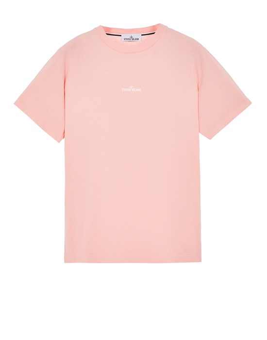  STONE ISLAND 2NS89 'INSTITUTIONAL ONE' PRINT Short sleeve t-shirt Man Pink