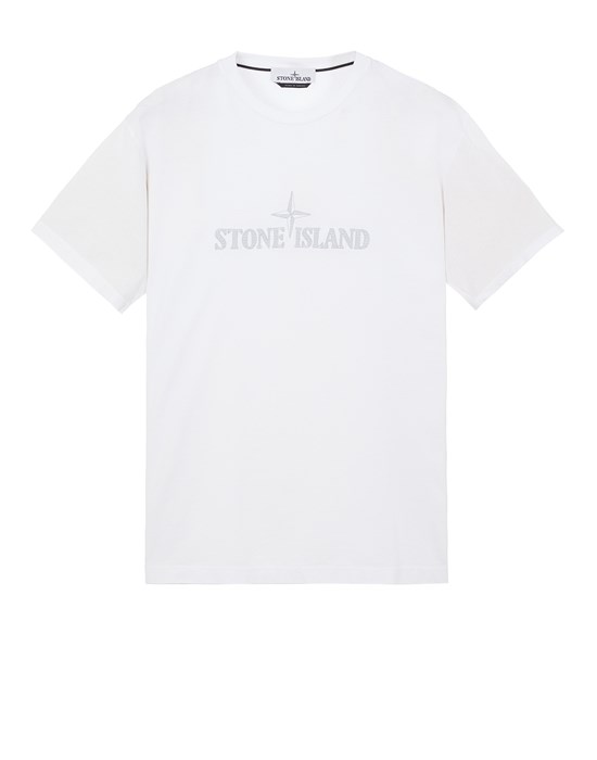 Short sleeve t-shirt Man 21579 'STITCHES TWO' EMBROIDERY Front STONE ISLAND