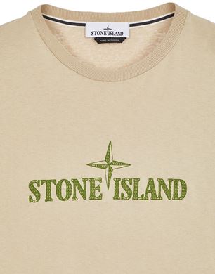 21579'STITCHES TWO' EMBROIDERY T シャツ Stone Island メンズ -Stone