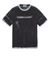 1 of 4 - Short sleeve t-shirt Man 210T4 HAND SPRAYED ORGANIC COTTON Front STONE ISLAND