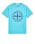 1 of 4 - Short sleeve t-shirt Man 21580 'STITCHES THREE' EMBROIDERY Front STONE ISLAND