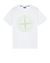 1 of 4 - Short sleeve t-shirt Man 21580 'STITCHES THREE' EMBROIDERY Front STONE ISLAND