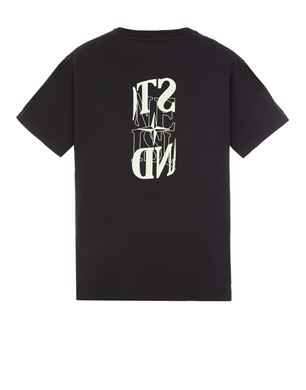 2NS87'LETTERING TWO' PRINT 短袖T 恤Stone Island 男士- 官方在线精品店