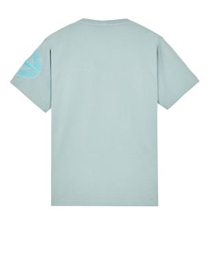 Stone island light blue t sales shirt