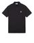 1 of 4 - Polo shirt Man 20557 ORGANIC COTTON JERSEY_ 'FISSATO' EFFECT Front STONE ISLAND