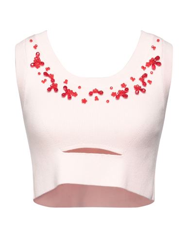 Simone Rocha Woman Top Light Pink Size S Viscose, Polyester, Polyamide, Elastane