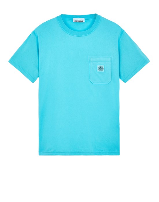 Short sleeve t-shirt Man 21957 ORGANIC COTTON JERSEY_ 'FISSATO' EFFECT Front STONE ISLAND