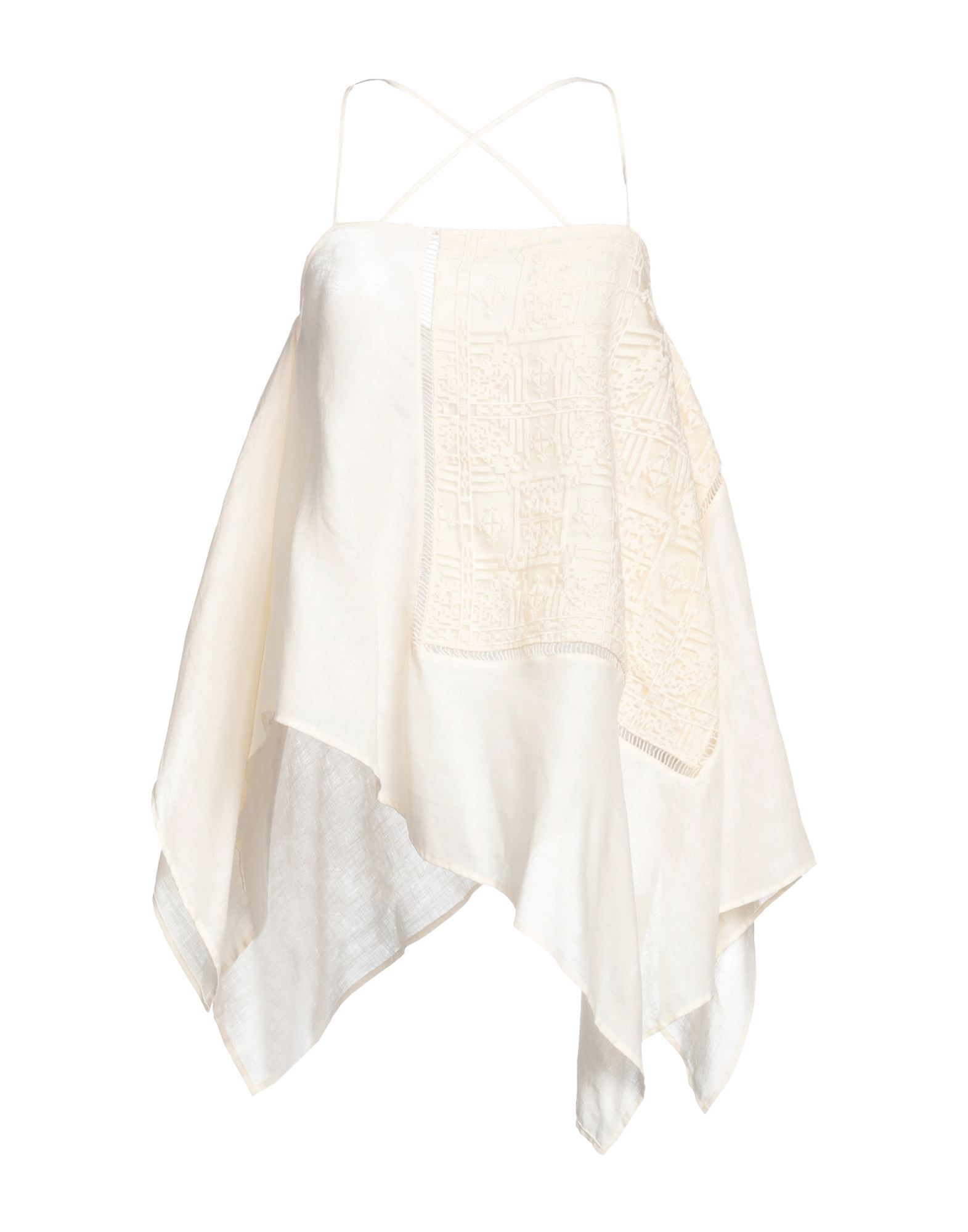 Manila Grace Tops In White